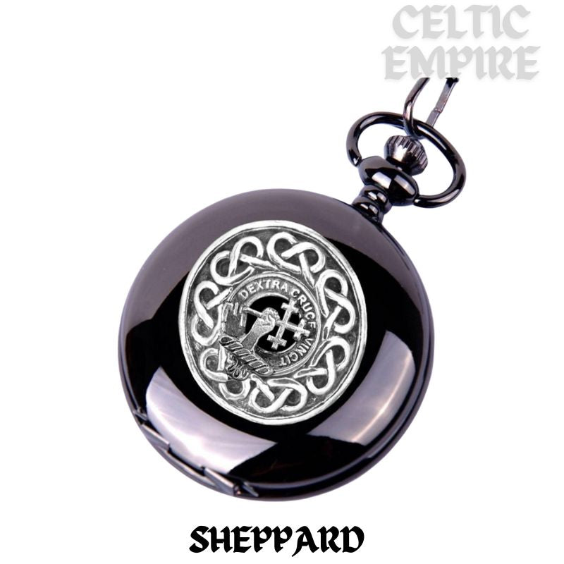 Sheppard Scottish Family Clan Crest Pocket Watch