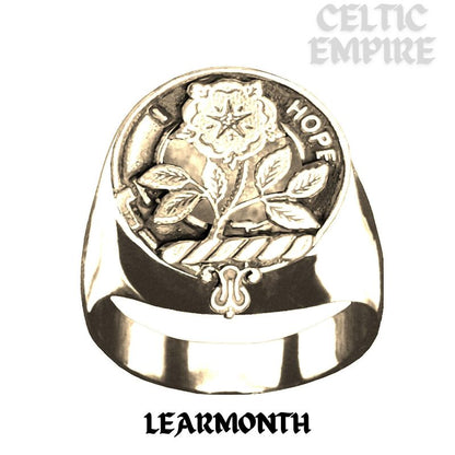 Learmonth Scottish Family Clan Crest Ring