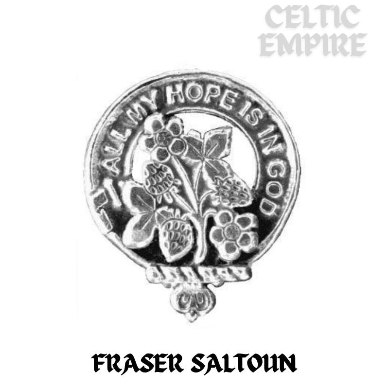 Fraser Saltoun Family Clan Crest Kilt Pin, Scottish Pin