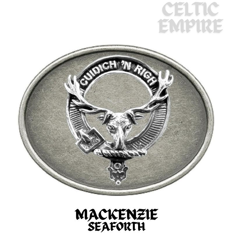 MacKenzie Seaforth Family Clan Crest Regular Buckle