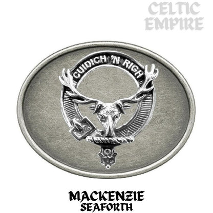 MacKenzie Seaforth Family Clan Crest Regular Buckle