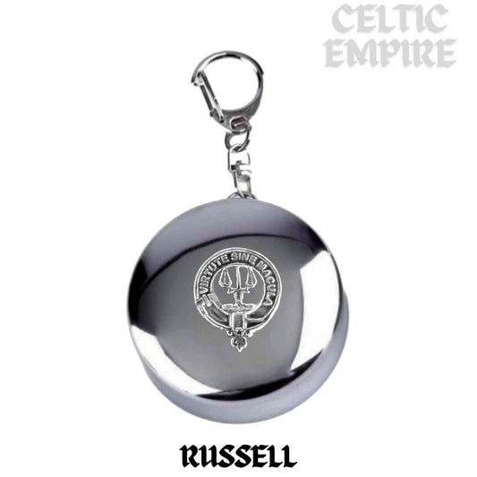 Russell Scottish Family Clan Crest Folding Cup Key Chain