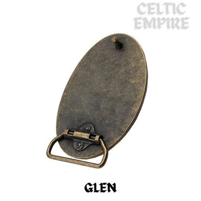 Glen Family Clan Crest Regular Buckle