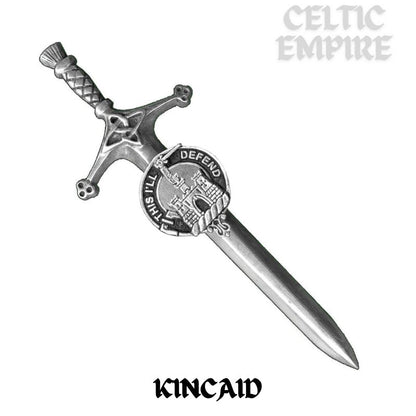 Kincaid Family Clan Crest Kilt Pin, Scottish Pin