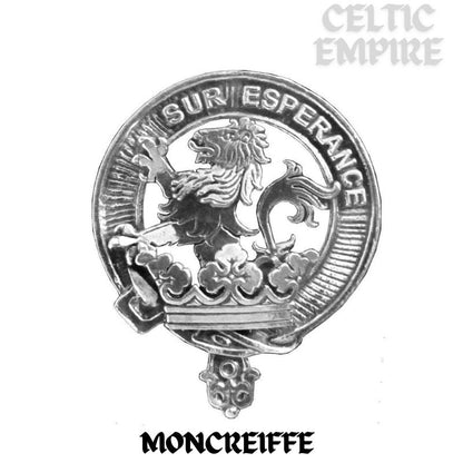 Moncreiffe Family Clan Badge Scottish Plaid Brooch