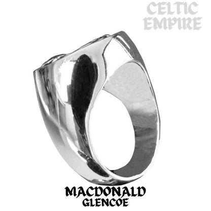Macdonald Glencoe Scottish Family Clan Crest Ring