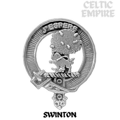 Swinton Family Clan Crest Badge Whiskey Decanter