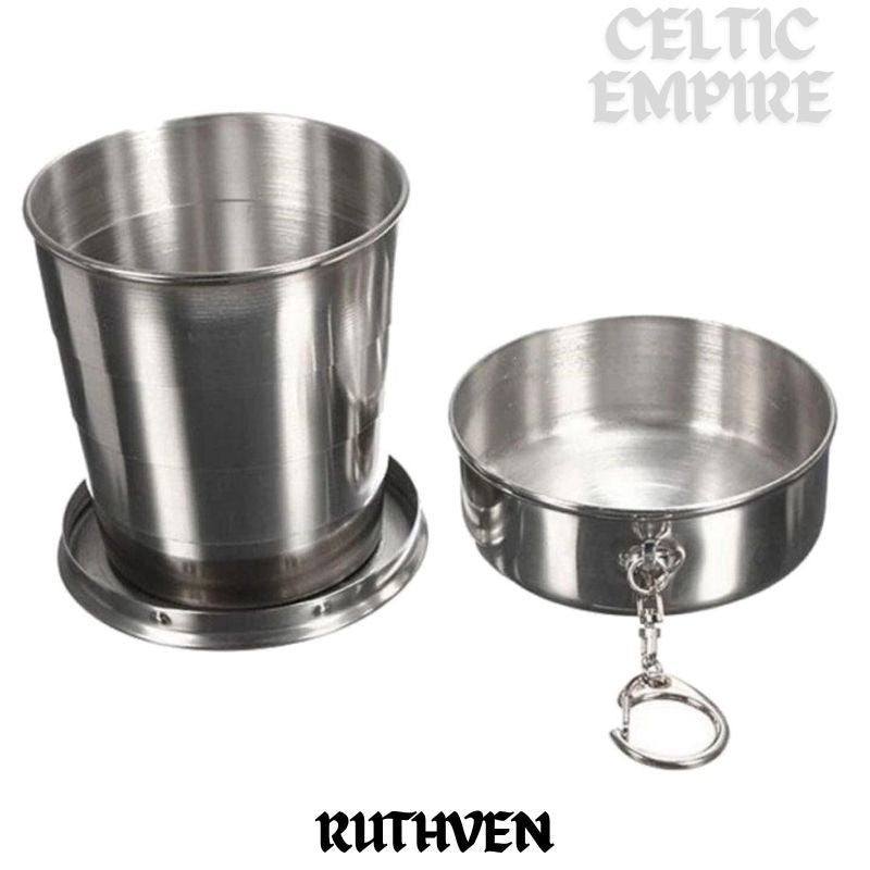 Ruthven Scottish Family Clan Crest Folding Cup Key Chain