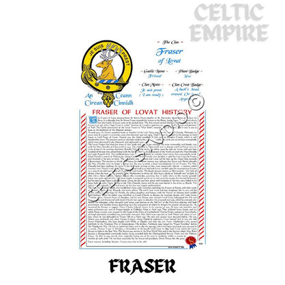 Fraser Scottish Family Clan History