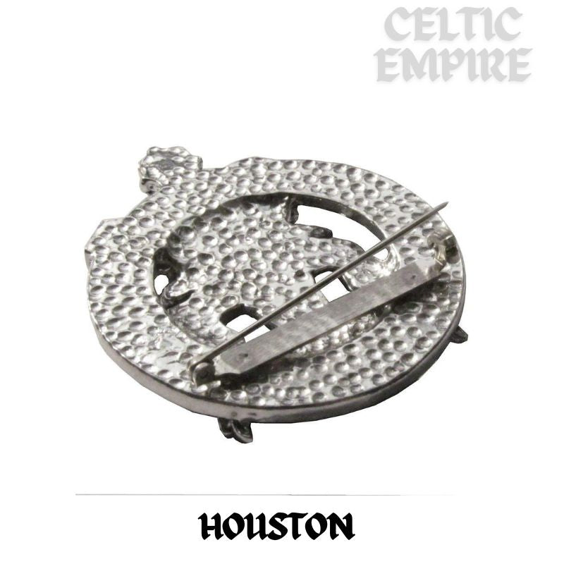 Houston Family Clan Crest Scottish Cap Badge