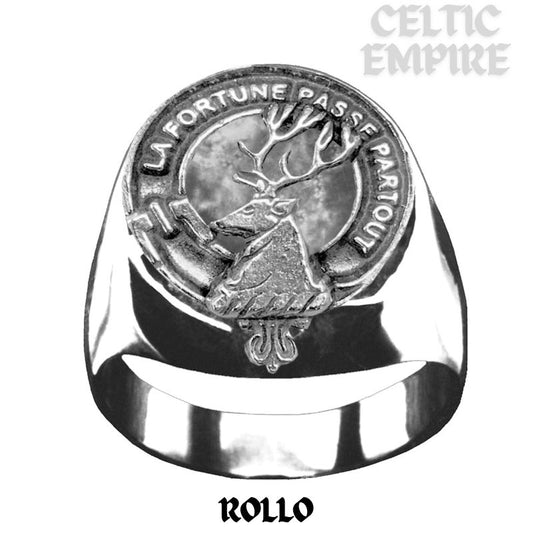 Rollo Scottish Family Clan Crest Ring