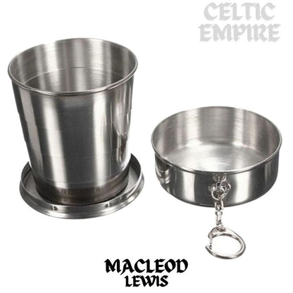 MacLeod (Lewis) Scottish Family Clan Crest Folding Cup Key Chain