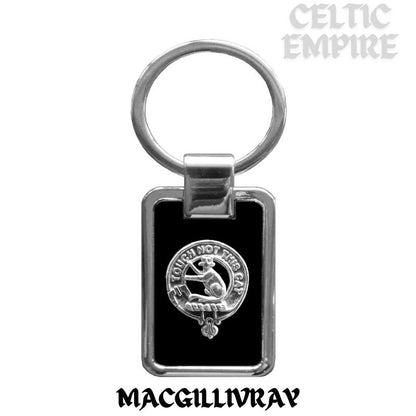 MacGillvray Family Clan Stainless Steel Key Ring