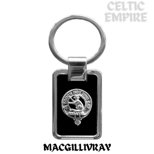 MacGillvray Family Clan Stainless Steel Key Ring