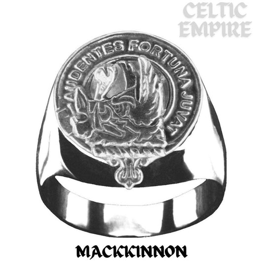MacKinnon Scottish Family Clan Crest Ring Sterling Silver and Karat Gold