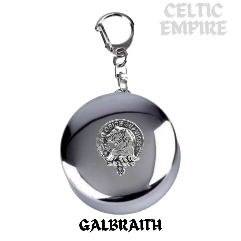 Galbraith Scottish Family Clan Crest Folding Cup Key Chain