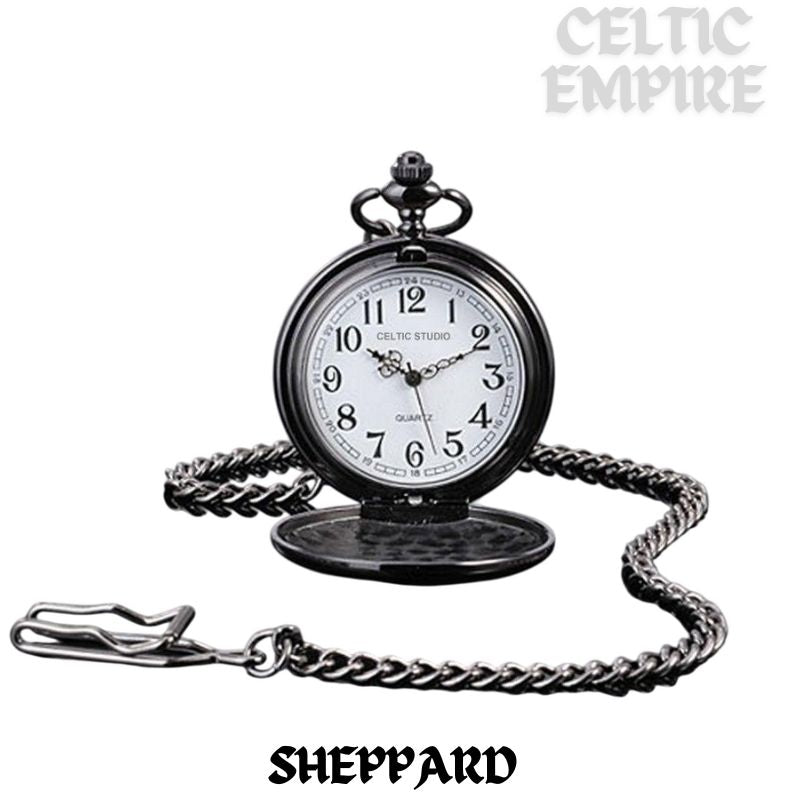 Sheppard Scottish Family Clan Crest Pocket Watch