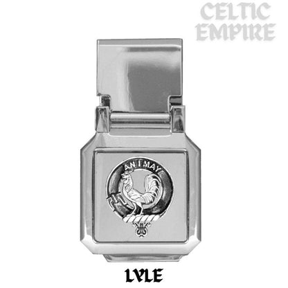 Lyle Scottish Family Clan Crest Money Clip