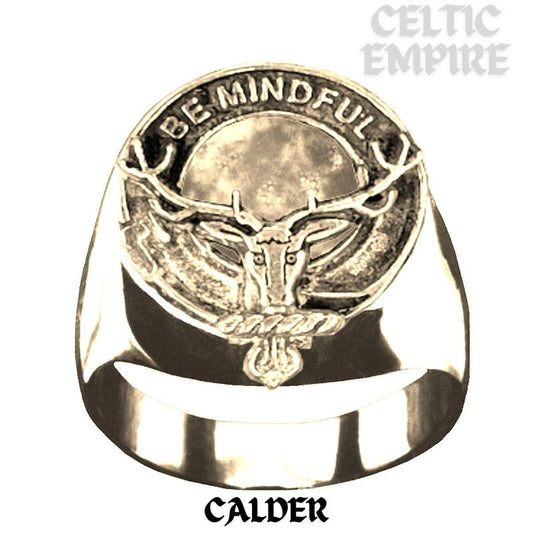 Calder Scottish Family Clan Crest Ring