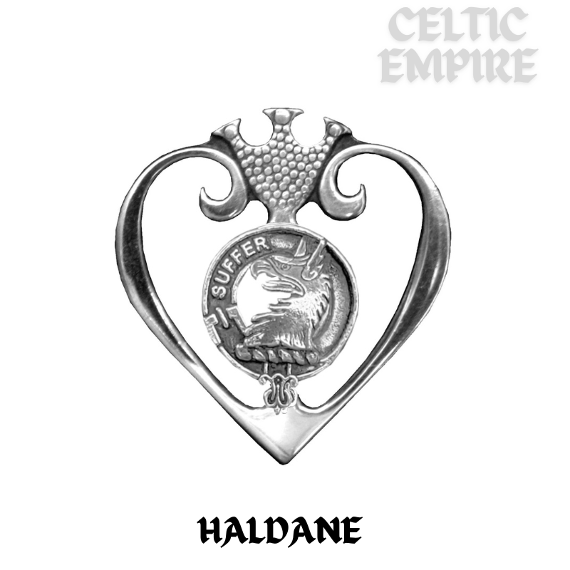 Haldane Family Clan Crest Luckenbooth Brooch or Pendant