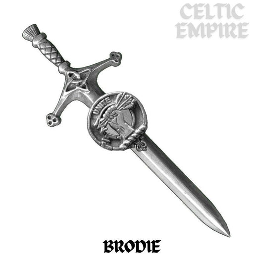 Brodie Family Clan Crest Kilt Pin, Scottish Pin