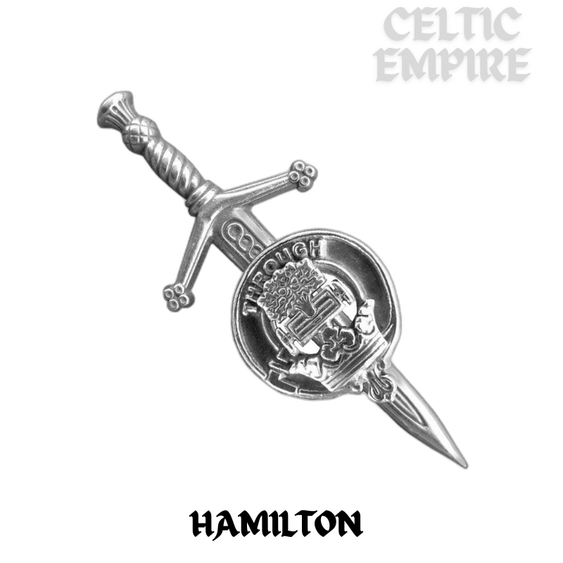 Hamilton Scottish Small Family Clan Kilt Pin