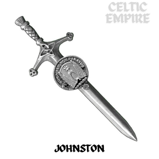 Johnston Family Clan Crest Kilt Pin, Scottish Pin