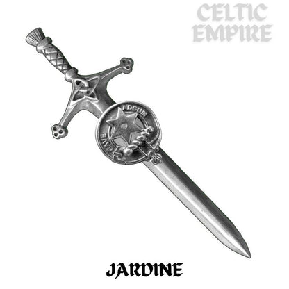 Jardine Family Clan Crest Kilt Pin, Scottish Pin