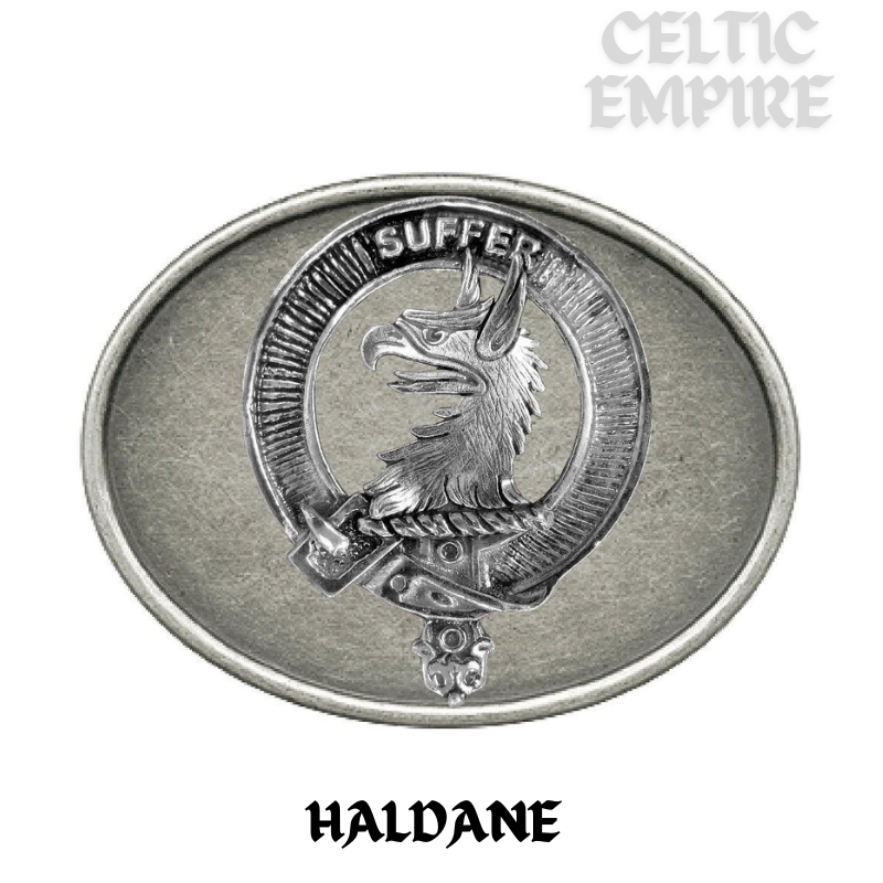 Haldane Family Clan Crest Regular Buckle