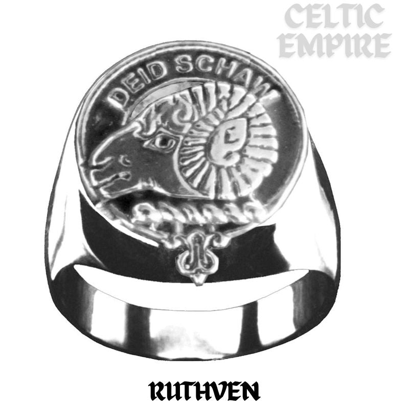 Ruthven Scottish Family Clan Crest Ring