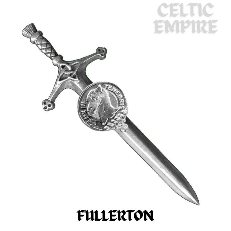 Fullerton Family Clan Crest Kilt Pin, Scottish Pin