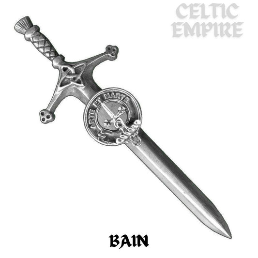 Bain Family Clan Crest Kilt Pin, Scottish Pin