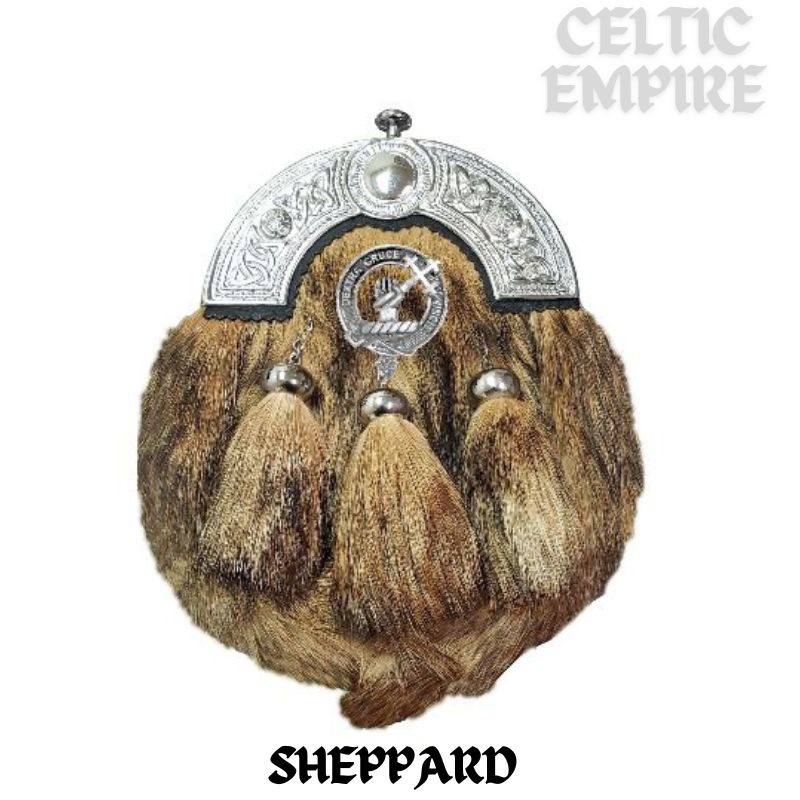 Sheppard Scottish Family Clan Crest Badge Dress Fur Sporran