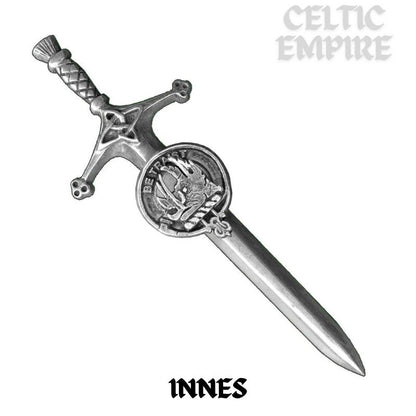 Innes Family Clan Crest Kilt Pin, Scottish Pin