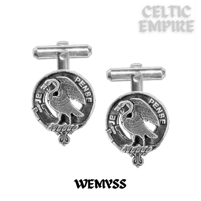 Wemyss Scottish Family Clan Crest Cufflinks