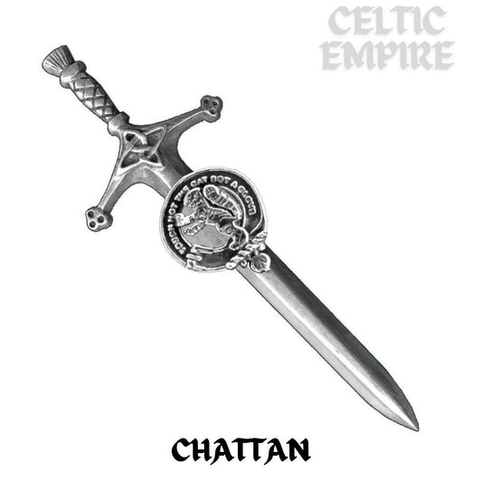 Chattan Family Clan Crest Kilt Pin, Scottish Pin