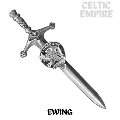 Ewing Family Clan Crest Kilt Pin, Scottish Pin