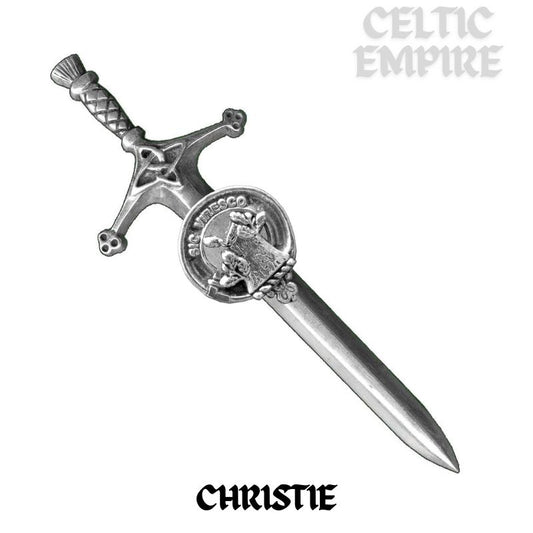 Christie Family Clan Crest Kilt Pin, Scottish Pin