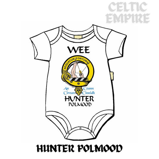 Hunter Polmood Scottish Family Clan Crest Baby Jumper