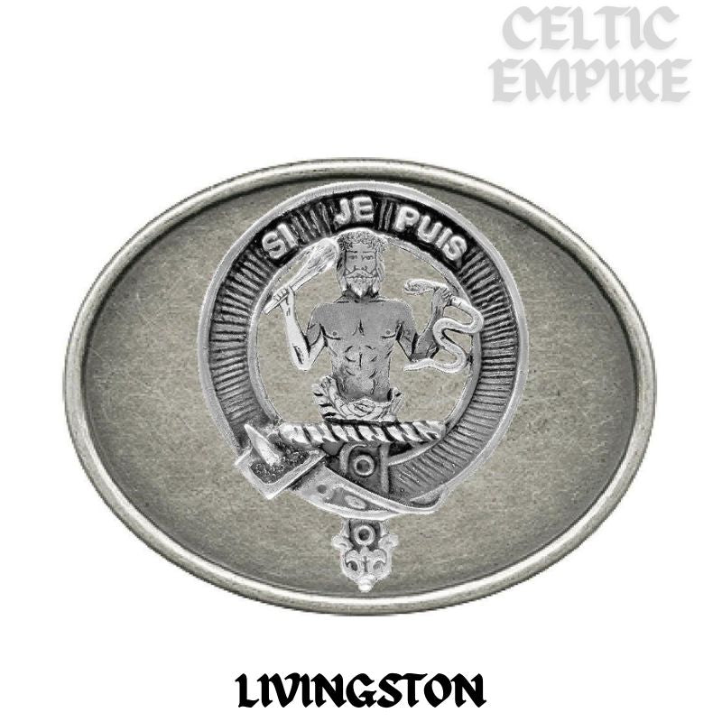 Livingston Family Clan Crest Regular Buckle