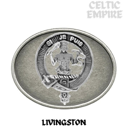 Livingston Family Clan Crest Regular Buckle