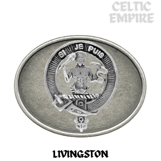 Livingston Family Clan Crest Regular Buckle
