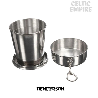 Henderson Scottish Family Clan Crest Folding Cup Key Chain