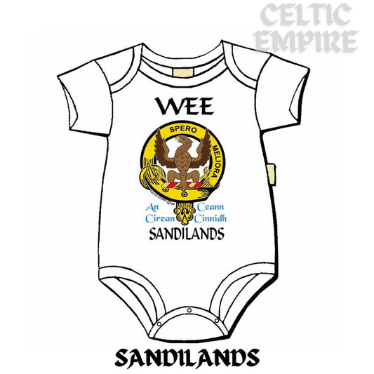 Sandilands Scottish Family Clan Crest Baby Jumper