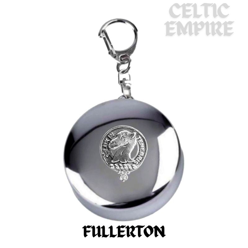 Fullerton Scottish Family Clan Crest Folding Cup Key Chain