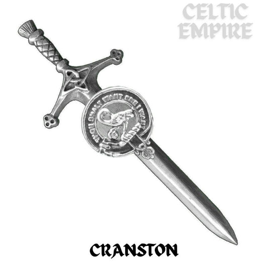 Cranston Family Clan Crest Kilt Pin, Scottish Pin