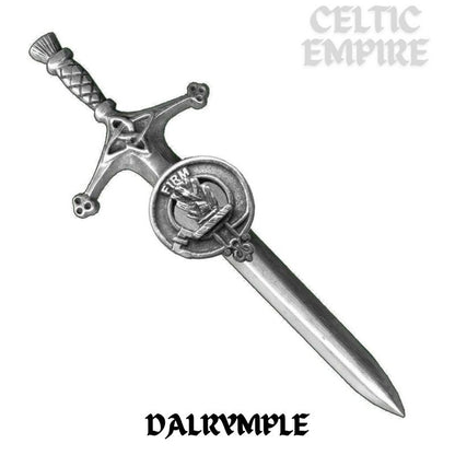 Dalrymple Family Clan Crest Kilt Pin, Scottish Pin