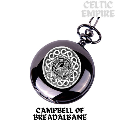 Campbell Breadalbane Scottish Family Clan Crest Pocket Watch
