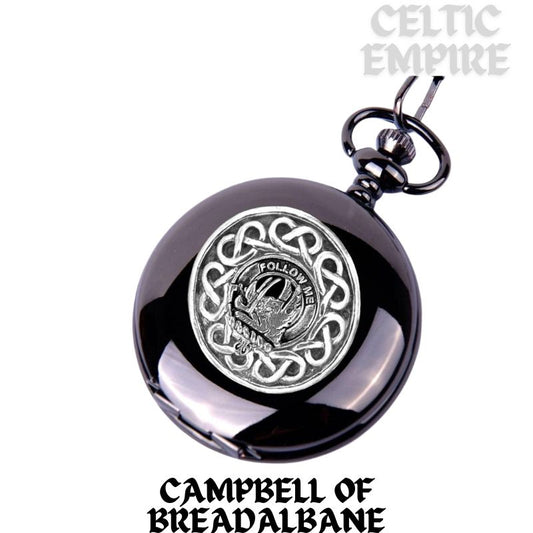 Campbell Breadalbane Scottish Family Clan Crest Pocket Watch
