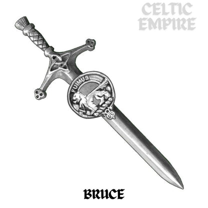 Bruce Family Clan Crest Kilt Pin, Scottish Pin